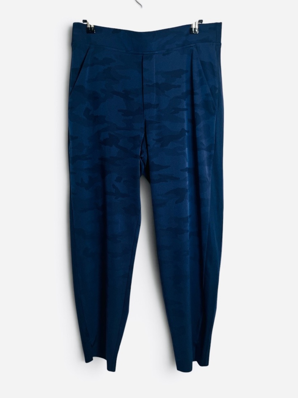 Athleta Women Navy Camouflage-Print Track Pant